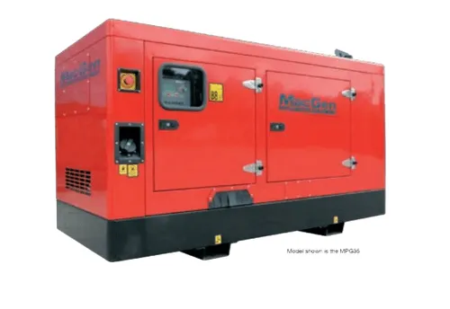 MacGen 40 kVA generator on wheels